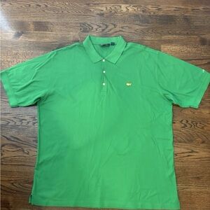 Masters golf Green Polo with Yellow Emblem masters collection Augusta